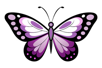 cute butterfly vector artwork illustration,