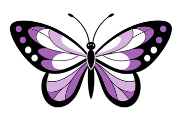 cute butterfly vector artwork illustration,