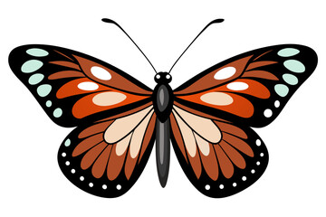 cute butterfly vector artwork illustration,