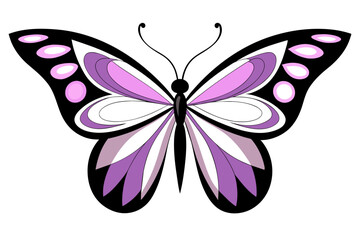 cute butterfly vector artwork illustration,