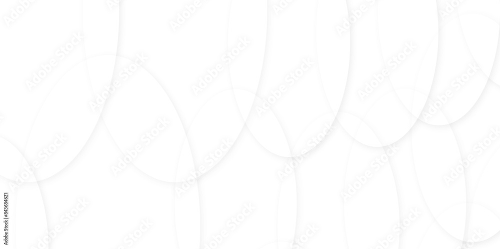 Aufkleber abstract white gradient circle pattern of 3d bubbles background template. abstract white modern tran