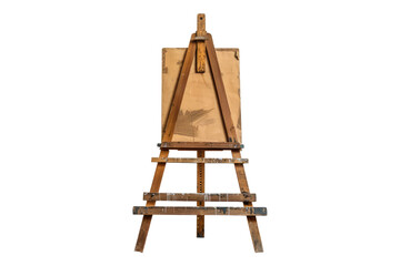 Easel isolated on transparent background
