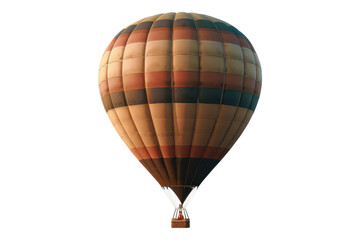 Obraz premium Exploring hot air balloon isolated on transparent background