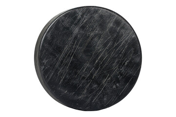 Hockey puck isolated on transparent background
