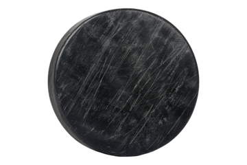Hockey puck isolated on transparent background