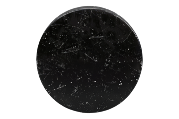 Hockey puck isolated on transparent background