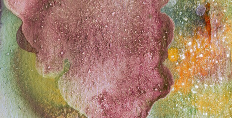 The Enchanting Dance: Free-Flowing Colors in Liquid Art with an Ethereal Touch