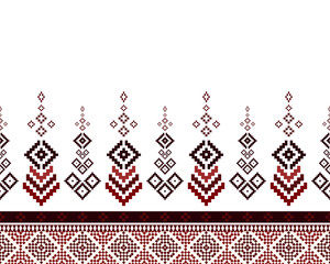 embroidery abstract Traditional geometric ethnic fabric pattern ornate elements with ethnic patterns design for textiles, rugs, clothing, sarong, scarf, batik, wrap, embroidery, print, curtain, carpet