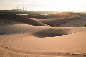 sand dunes wind energy