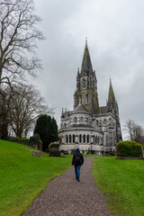 Obraz premium Saint fin barres Anglican cathedral and gardens. Cork city Ireland