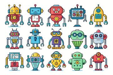 robots icons