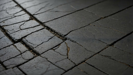 Obraz premium Cracks in the concrete wall texture background