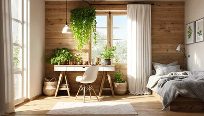 Fototapeta premium interior, room, modern interior, living room, bedroom, kitchen, entrance, stylish ,cool, Ideal Room