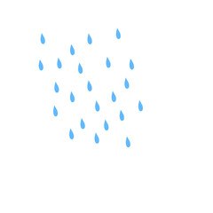 Rain drops vector 