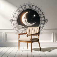 Ein stilvoller Stuhl