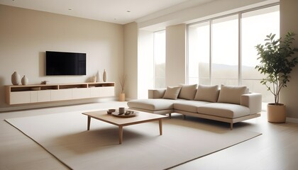 Fototapeta premium Photo interior modern design room 3D illustration