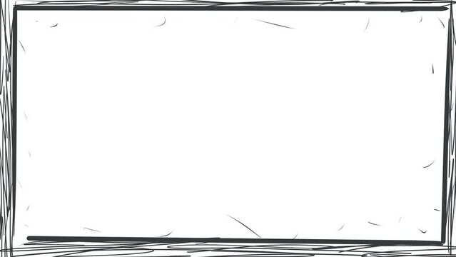 Moving or oscillating frame in cartoon style. The art is suitable for inserting any text or heading, or other information.