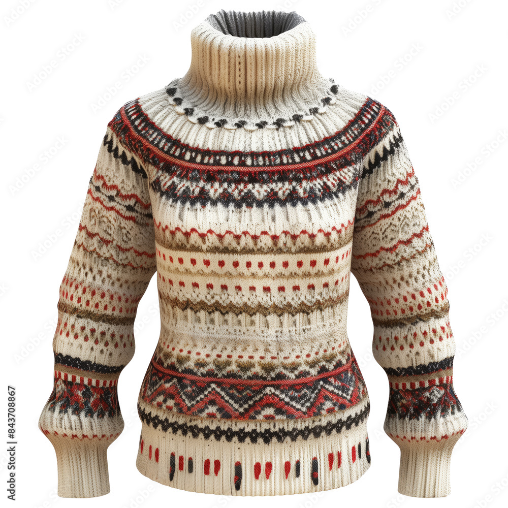 Wall mural Sweater on transparent background