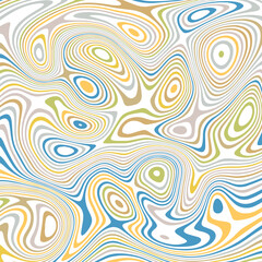 ABSTRACT ILLUSTRATION MARBLED TEXTURE LIQUIFY PSYCHEDELIC PASTEL SOFT COLORFUL DESIGN. OPTICAL ILLUSION BACKGROUND VECTOR DESIGN