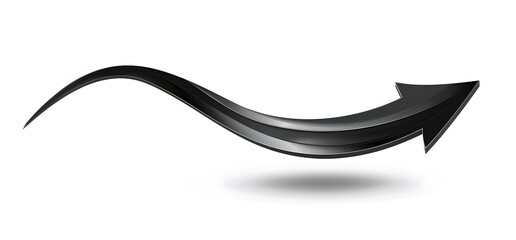  Arrow black curved curved modern and sleek design