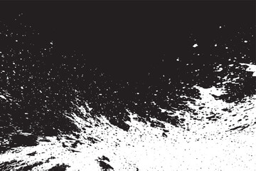 Abstract Grunge Texture: Black and White Dust and Dirt