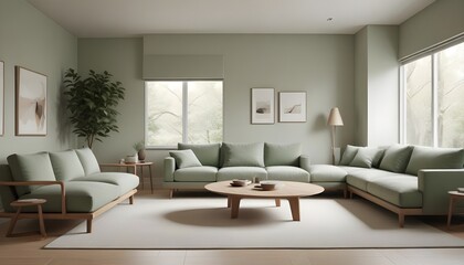 Fototapeta premium Photo interior modern design room 3D illustration