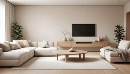 Photo interior modern design room 3D illustration