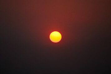 the sun set over the city of Mallapuram