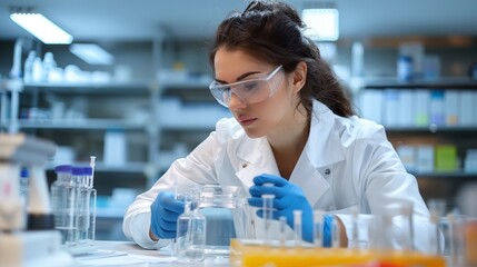 The laboratory, scientists conduct experiments to develop new medications, contributing to the advancement of scientific knowledge and the improvement of healthcare.
