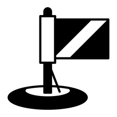 Flag icon. black fill icon