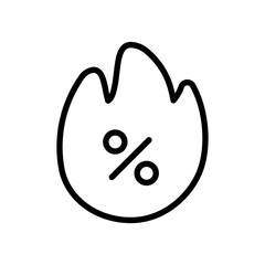 Hot Deal Icon for Sales Promotions, Discount Offers, and E-Commerce Graphics