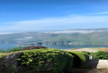 view of the river in the mountains