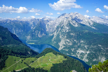 landscape with mountains