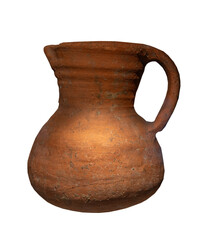  the old clay jug on white
