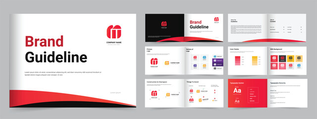 Brand Guideline Design Layout, Brand guideline
