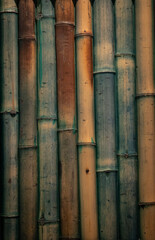 The backgrounds of bamboo trunks