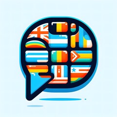 Language Learning App Icon design