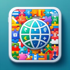 Language Learning App Icon design
