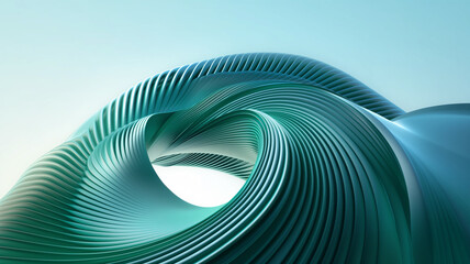 Abstract 3D Background with flowing liquid , color blue green and teal , chromatic dispersion and thin film spectral effect
, Liquid Glass Wave Seamless silver background.