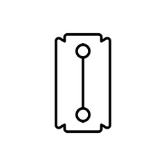 Blade Razor Icon for Shaving Products, Grooming Tools, and Personal Care Graphics