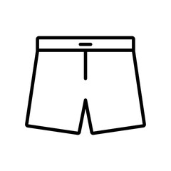 Shorts Icon for Summer Fashion, Casual Wear, and Sports Apparel Illustrations
