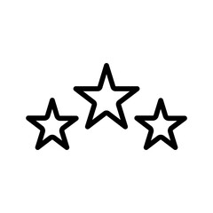 Fototapeta premium Rating Star Icon for Customer Reviews, Quality Assessments, and Performance Evaluations Illustrations