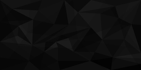 Obraz premium elegant black diamond texture polygon background