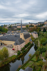 Naklejka premium view of the town