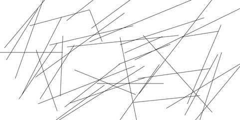 Abstract background with lines. Black lines on White paper. Line wavy abstract vector background