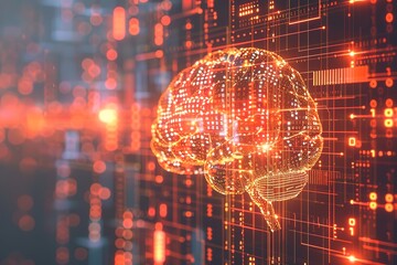 digital brain with circuits