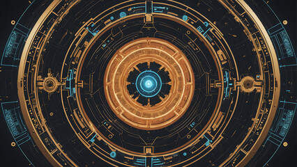 a complexly sophisticated background