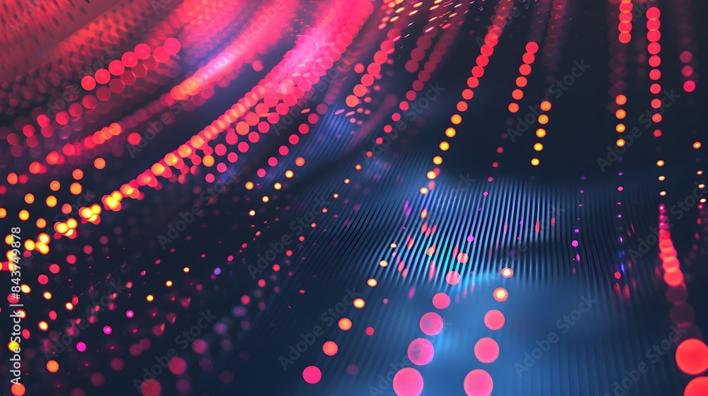 Poster minimalistic abstract tech-inspired background for innovation and digital transformation themes