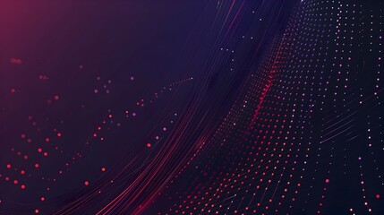 Obraz premium Minimalist Tech-Inspired Abstract Background with Geometric Lines and Dots