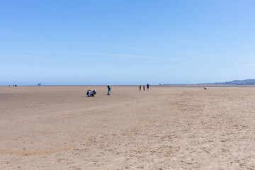 Sandymount during low tide